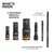 Klein 653QS KNECT Quad-12 Deep-Well Heavy-Duty Impact Flip Sockets, SAE, 6-Piece