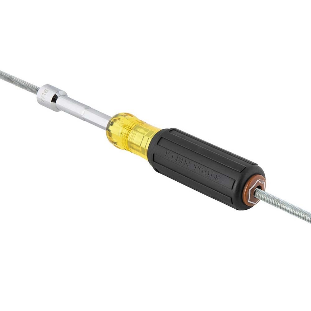 Klein 654716MAG Color-Coded Magnetic Hollow-Shaft Heavy-Duty Nut Driver, 7/16-Inch
