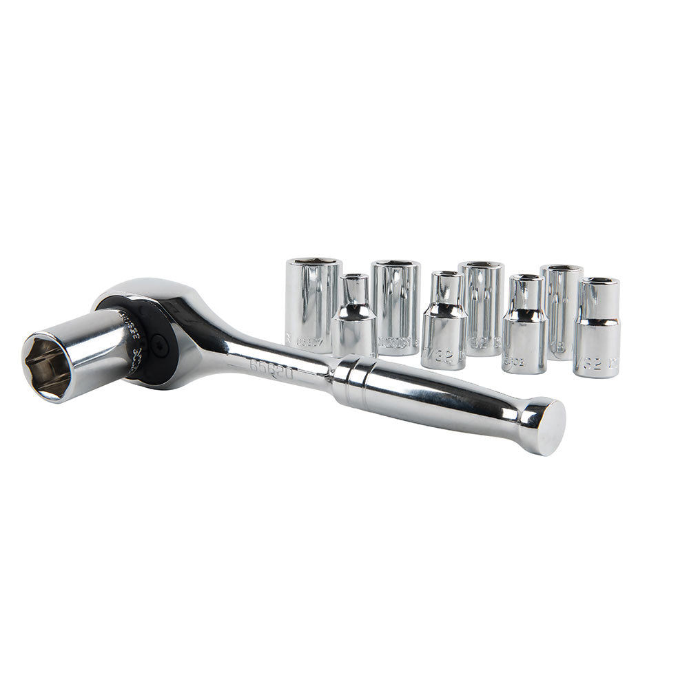 Klein Tools 65500 1/4" Drive Socket Wrench Set, 13-Piece