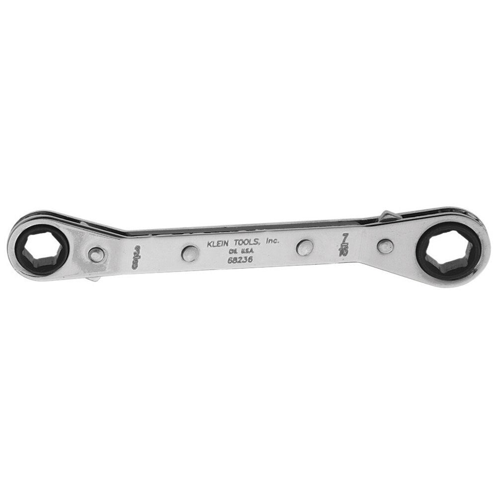 Klein Tools 68236 Reversible Ratcheting Box Wrench 3/8 x 7/16&quot;
