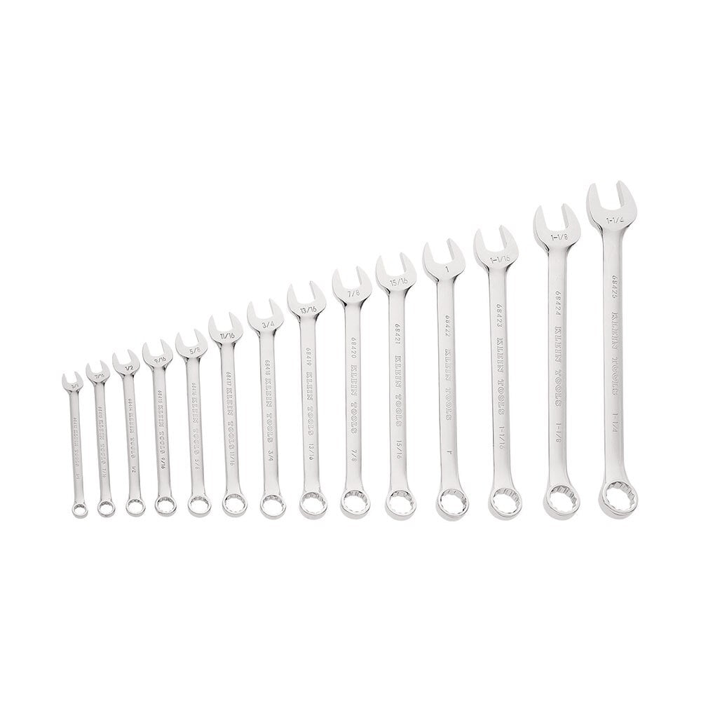 Klein Tools 68406 Combination Wrench Set, 14-Piece