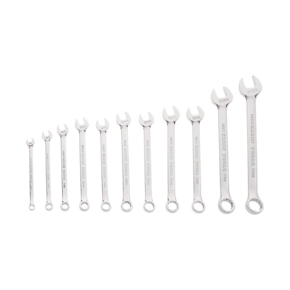 Klein Tools 68502 Metric Combination Wrench Set, 11-Piece