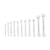 Klein Tools 68502 Metric Combination Wrench Set, 11-Piece