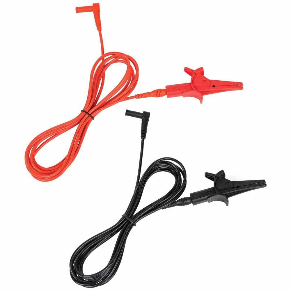 Klein 69367 Heavy-Duty Alligator Clip Test Leads, 10'