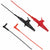 Klein 69381 Heavy-Duty Alligator Clip Test Leads, 3'