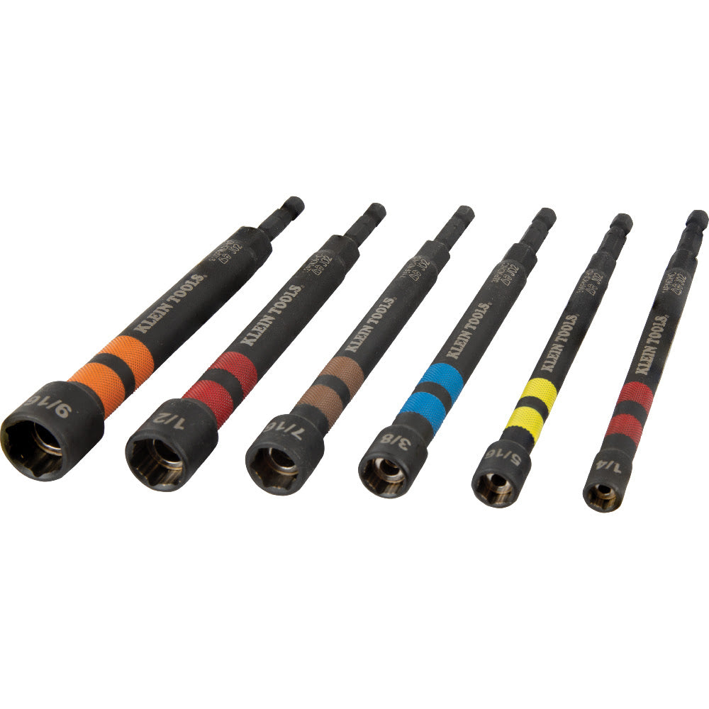 Klein 716PNDHC 7/16" Hollow Magnetic Color-Coded Power Nut Driver