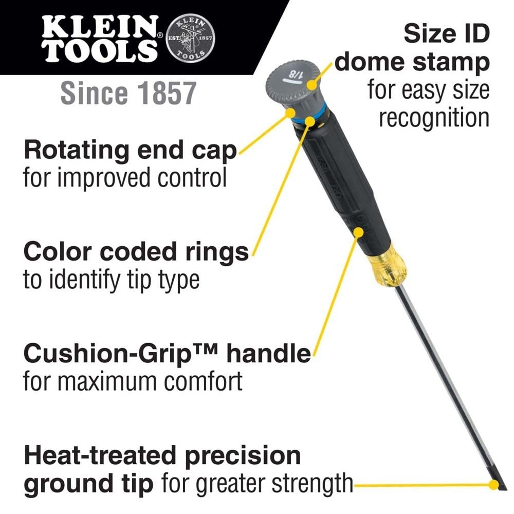 Klein 85814 Color-Coded Screwdriver Set, 14-Piece