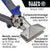 Klein 86522 Straight Hand Seamer, 3"