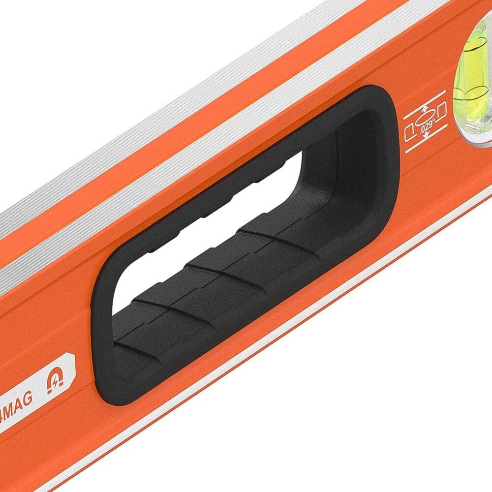Klein 93524MAG Magnetic Box Beam Level, 3 Vial, 24-Inch