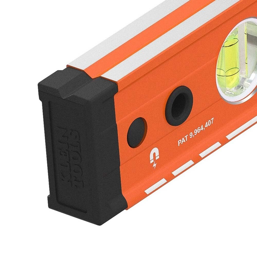 Klein 93524MAG Magnetic Box Beam Level, 3 Vial, 24-Inch