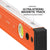 Klein 93548MAG Magnetic Box Beam Level, 3 Vial, 48-Inch