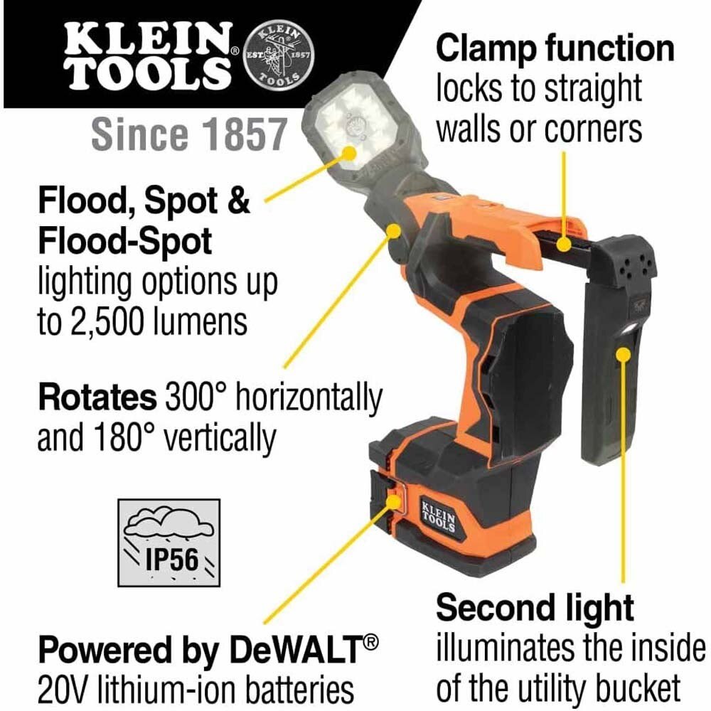 Klein BAT20UBL Cordless Utility LED Light (Tool Only)