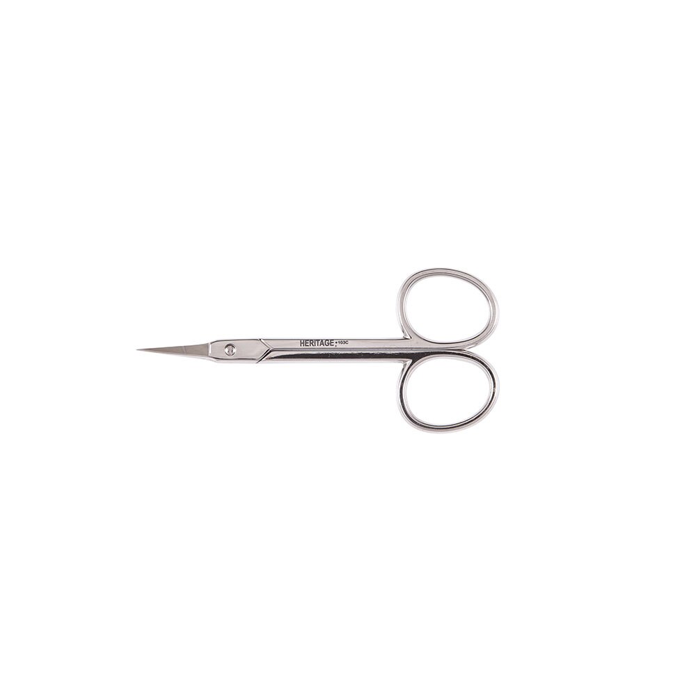 Klein G103C Embroidery Scissor, Fine Point. Curved Blade