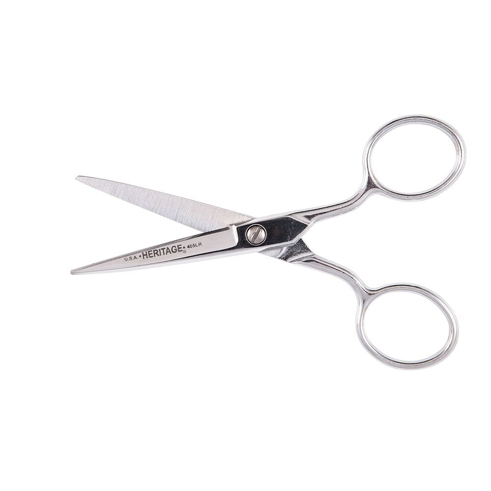 Klein G405LR Embroidery Scissor with Large Ring, 5"