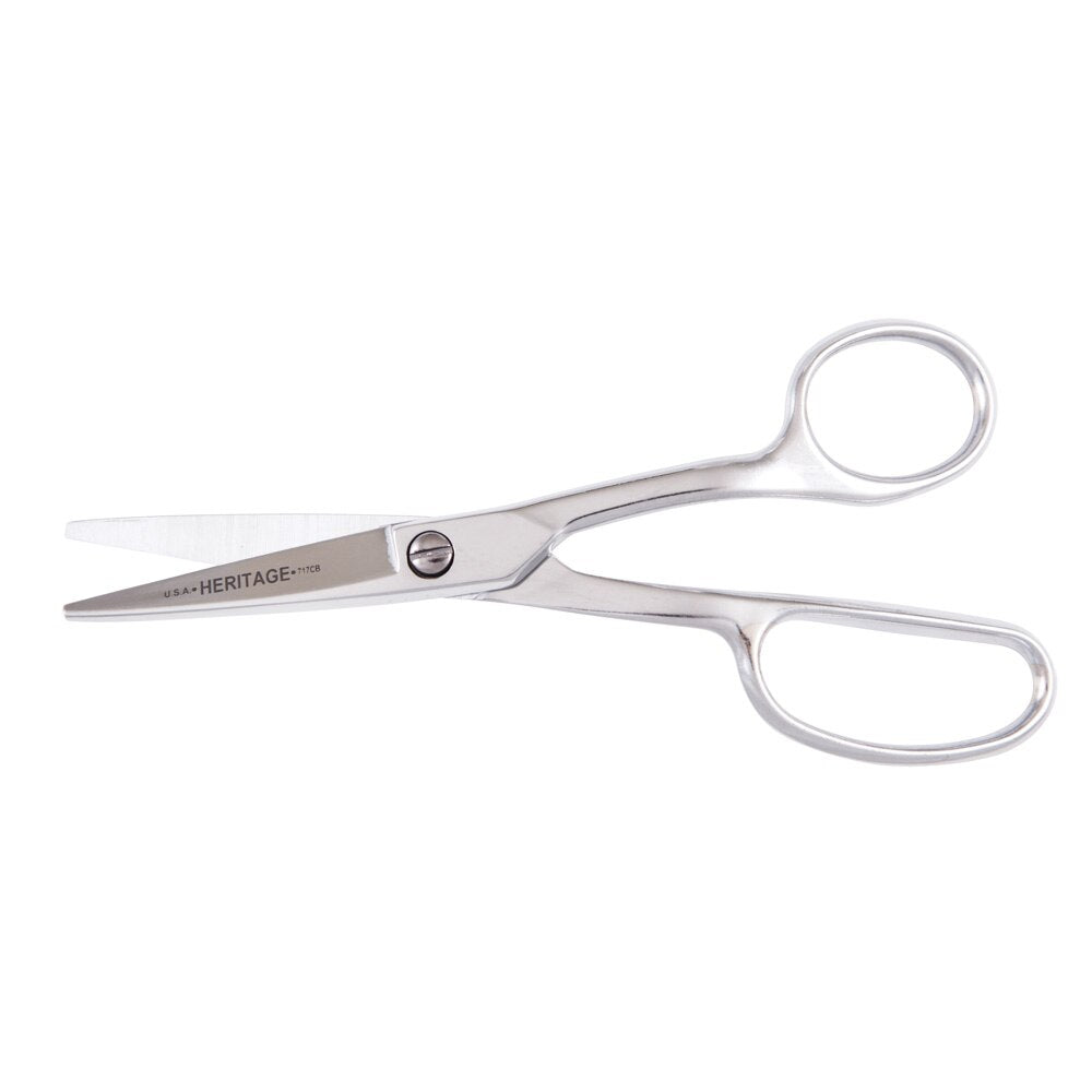 Klein GP717CB Carpet Napping Shear, Curved Handle, Blunt, 8"