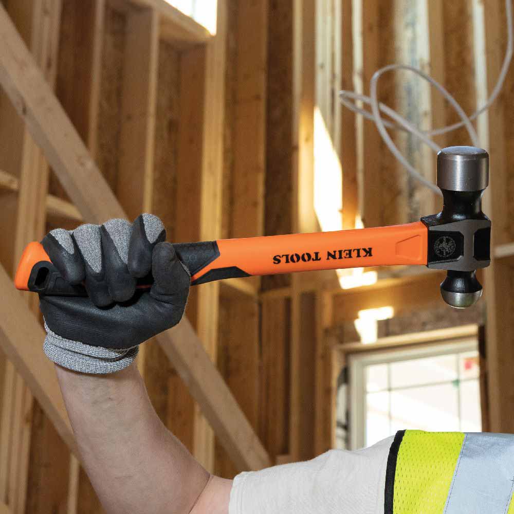 Klein H80332 Ball-Peen Hammer, 32 oz, 15"