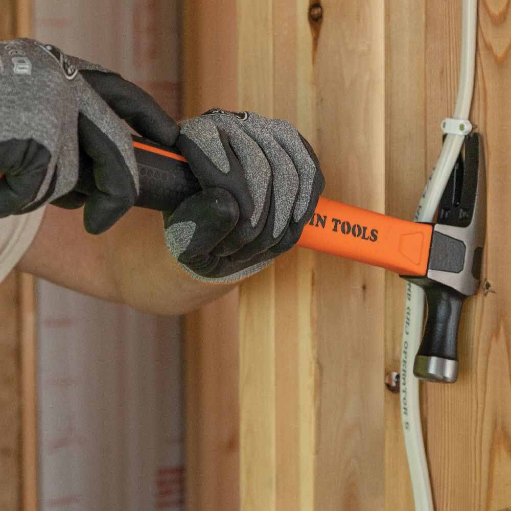 Klein H80718 Straight-Claw Hammer, 18 oz, 15"