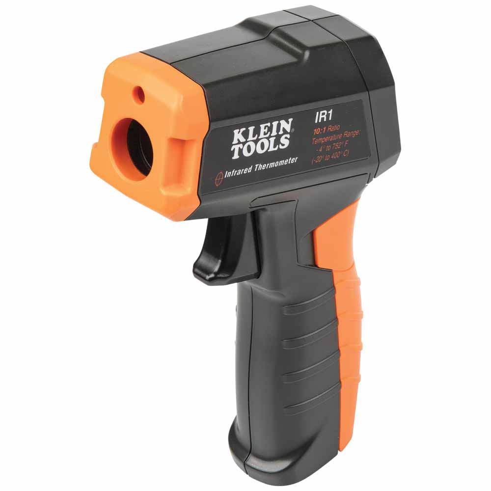 Klein IR1 Infrared Digital Thermometer with Targeting Laser, 10:1