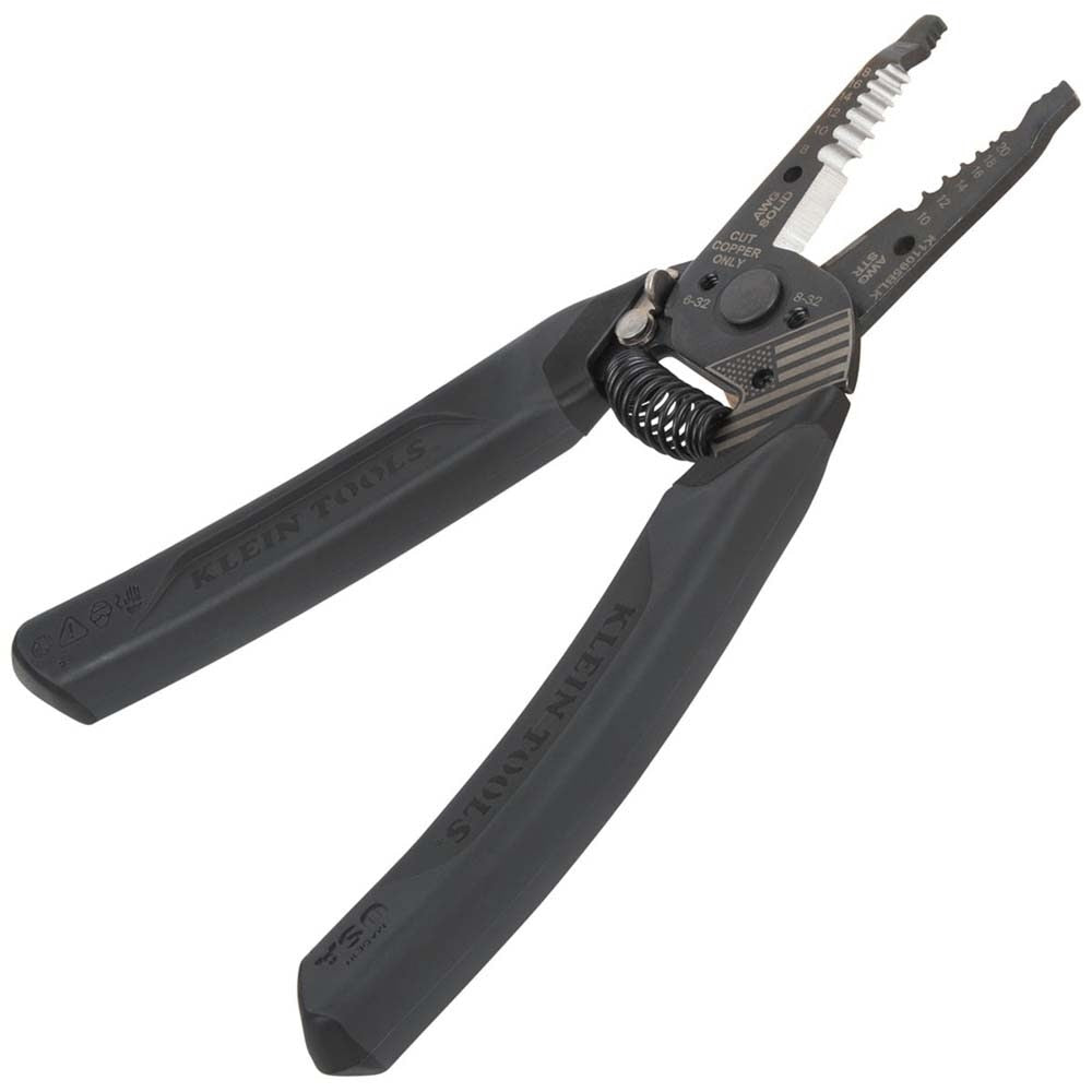 Klein K11095BLK Klein-Kurve Blackout Wire Stripper / Cutter, 8-20 AWG