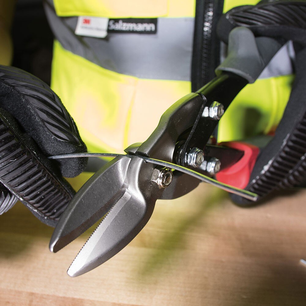 Klein 1200L Aviation Snips with Wire Cutter, Left