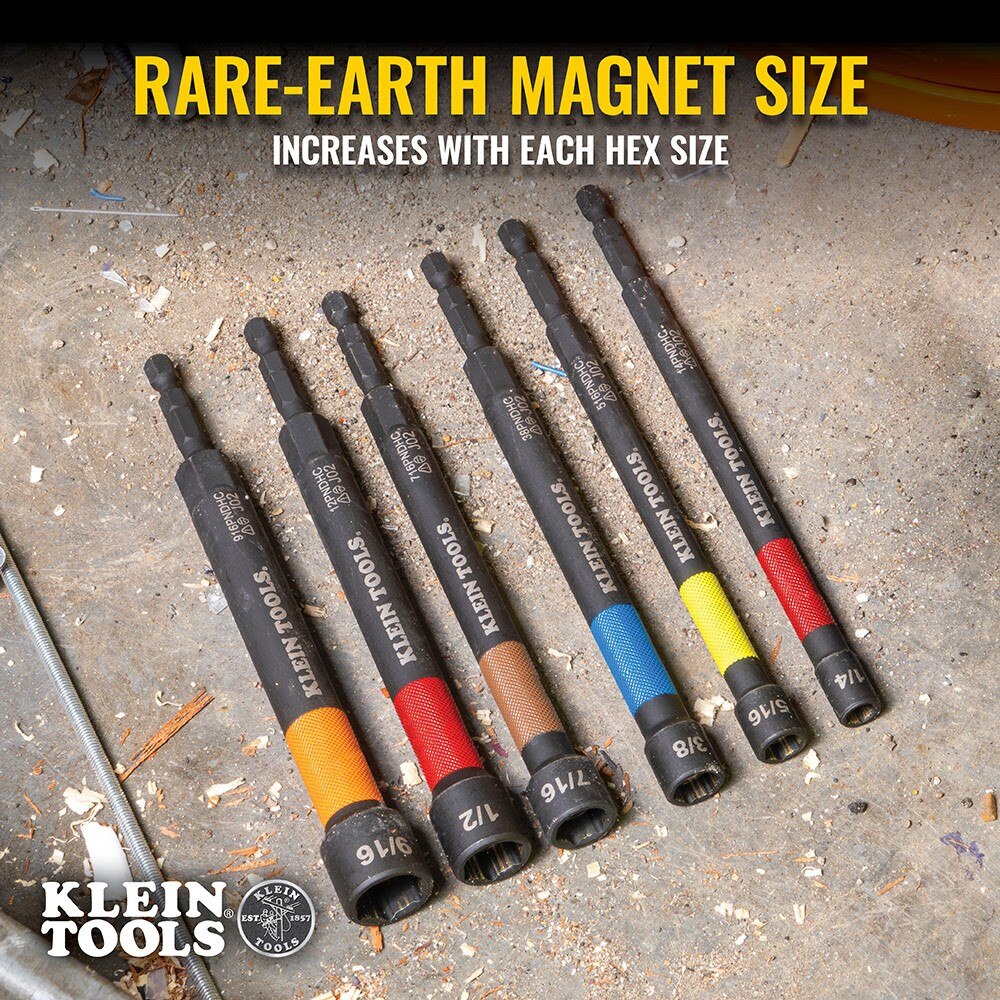 Klein 12PNDC 1/2" Magnetic Color-Coded Power Nut Setter
