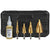 Klein 25950 Step Bit Kit, Spiral Double-Fluted, VACO, 4-Piece