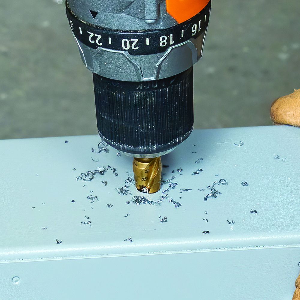 Klein 25964 Step Drill Bit, Spiral Double-Fluted, 1/8" to 1/2", VACO