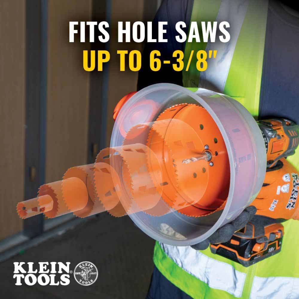 Klein 31101 Collapsible Hole Saw Dust Bowl