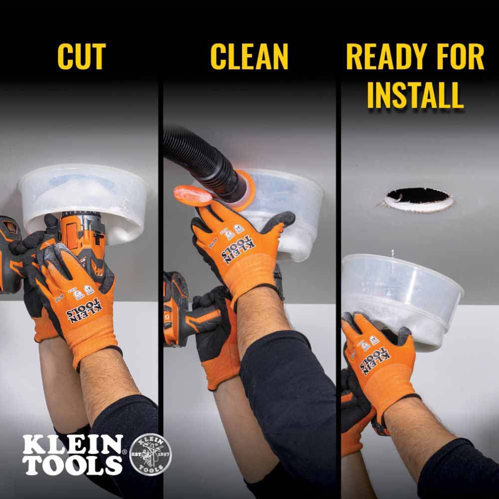 Klein 31101 Collapsible Hole Saw Dust Bowl