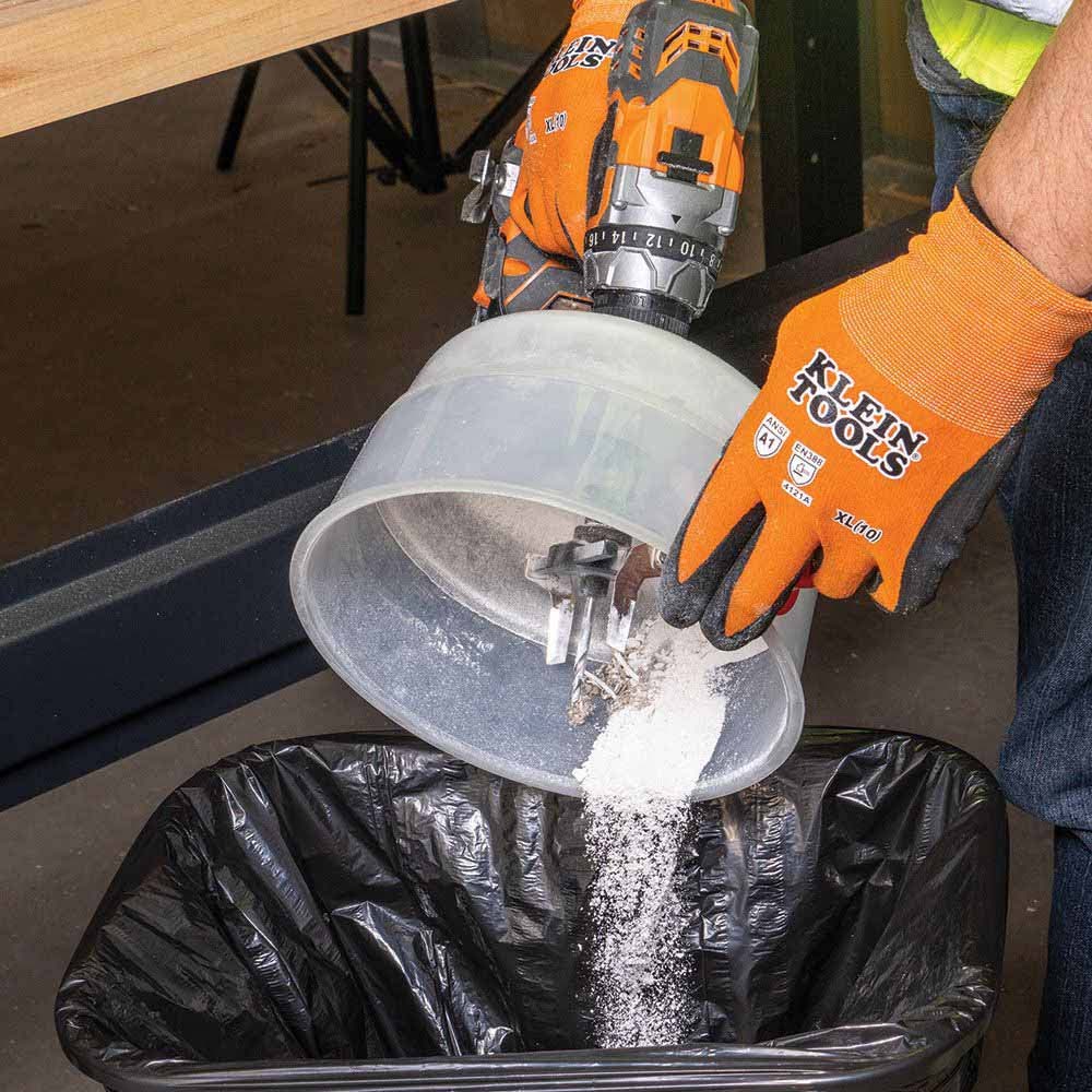 Klein 31101 Collapsible Hole Saw Dust Bowl