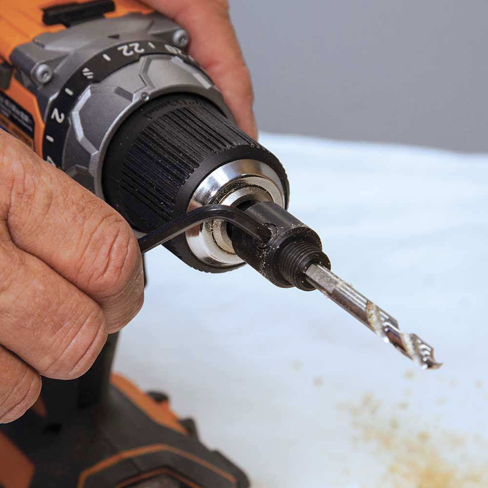 Klein 31905 Hole Saw Arbor with Adapter, 3/8"