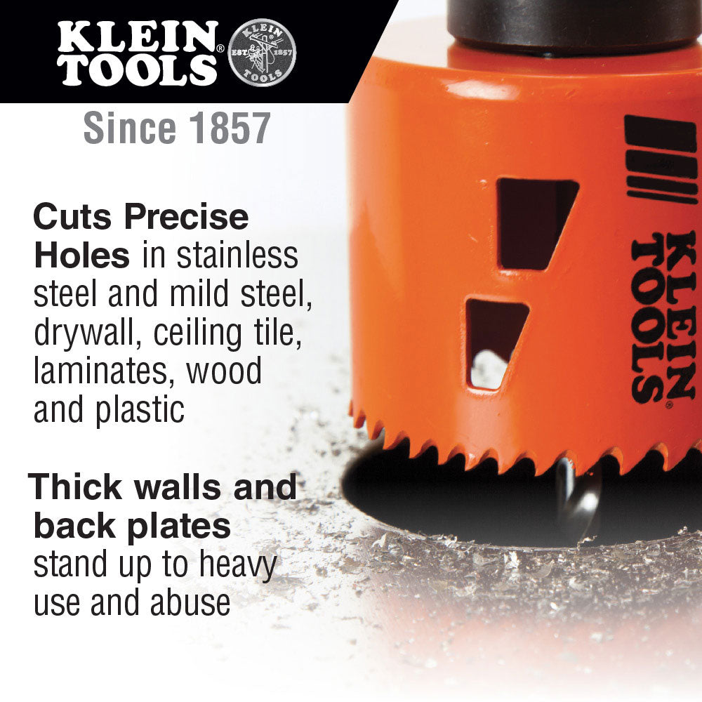 Klein 31932 Bi-Metal Hole Saw, 2"