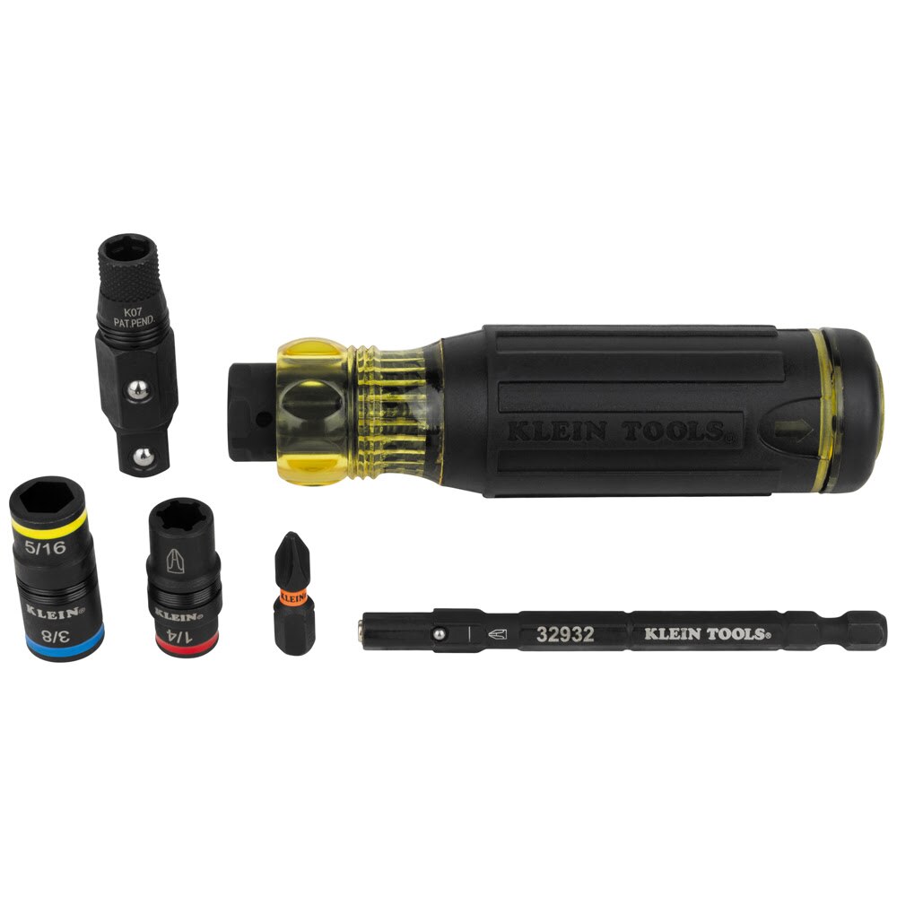 Klein 32517HD KNECT 17-in-1 Impact-Rated Hybrid Screwdriver / Nut Driver