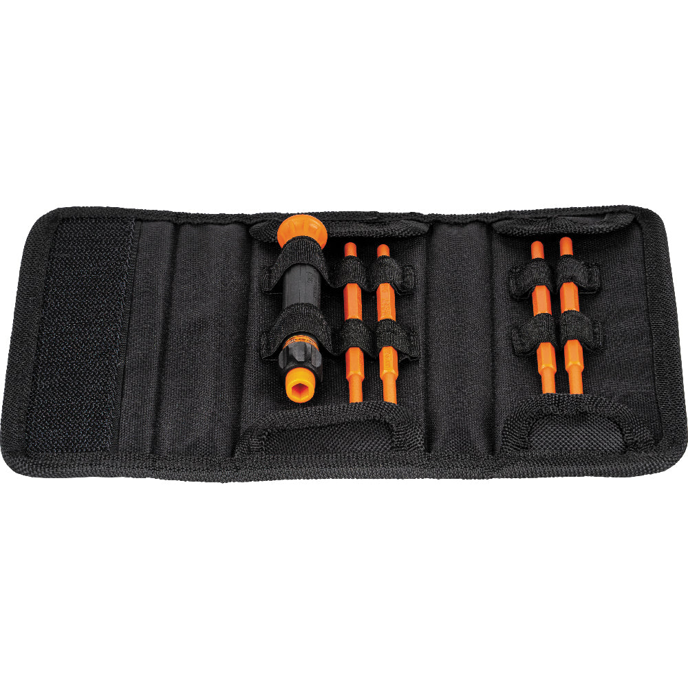Klein 32584INSR 8-in-1 Insulated Precision Screwdriver Set with Case