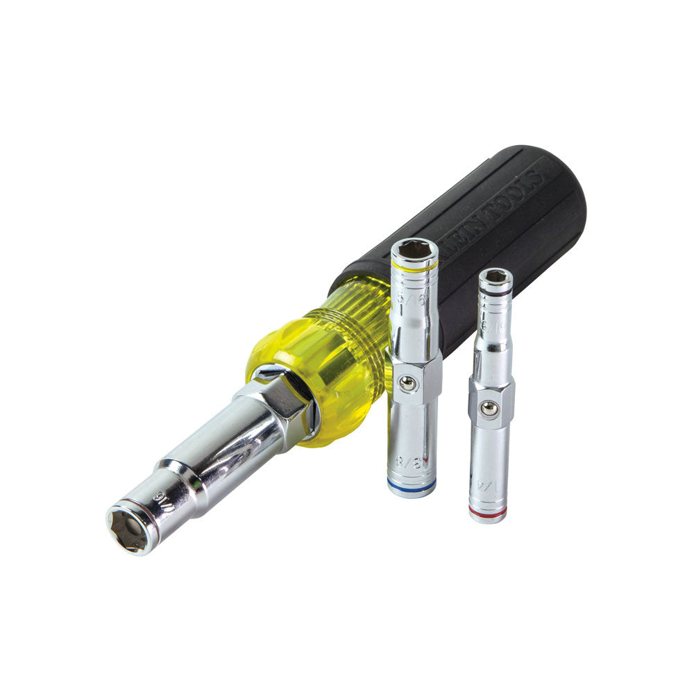 Klein 32800 6-in-1 Multi-Bit Screwdriver / Nut Driver, Heavy Duty