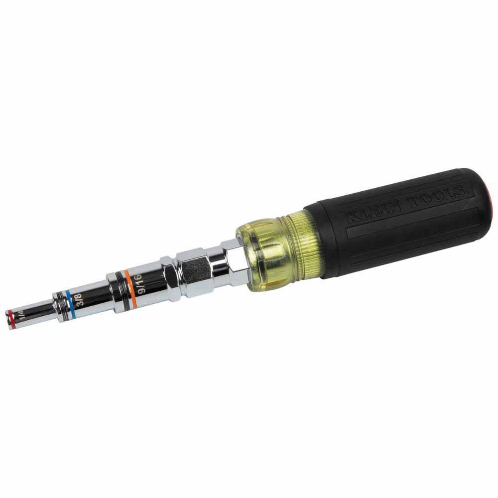 Klein 32809MAG 9-in-1 Pass Through SAE Multi-Nut Driver, Magnetic