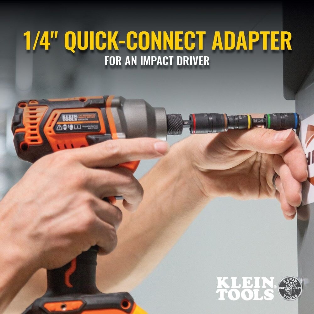 Klein 32907 7-in-1 Impact Flip Socket Set, No Handle