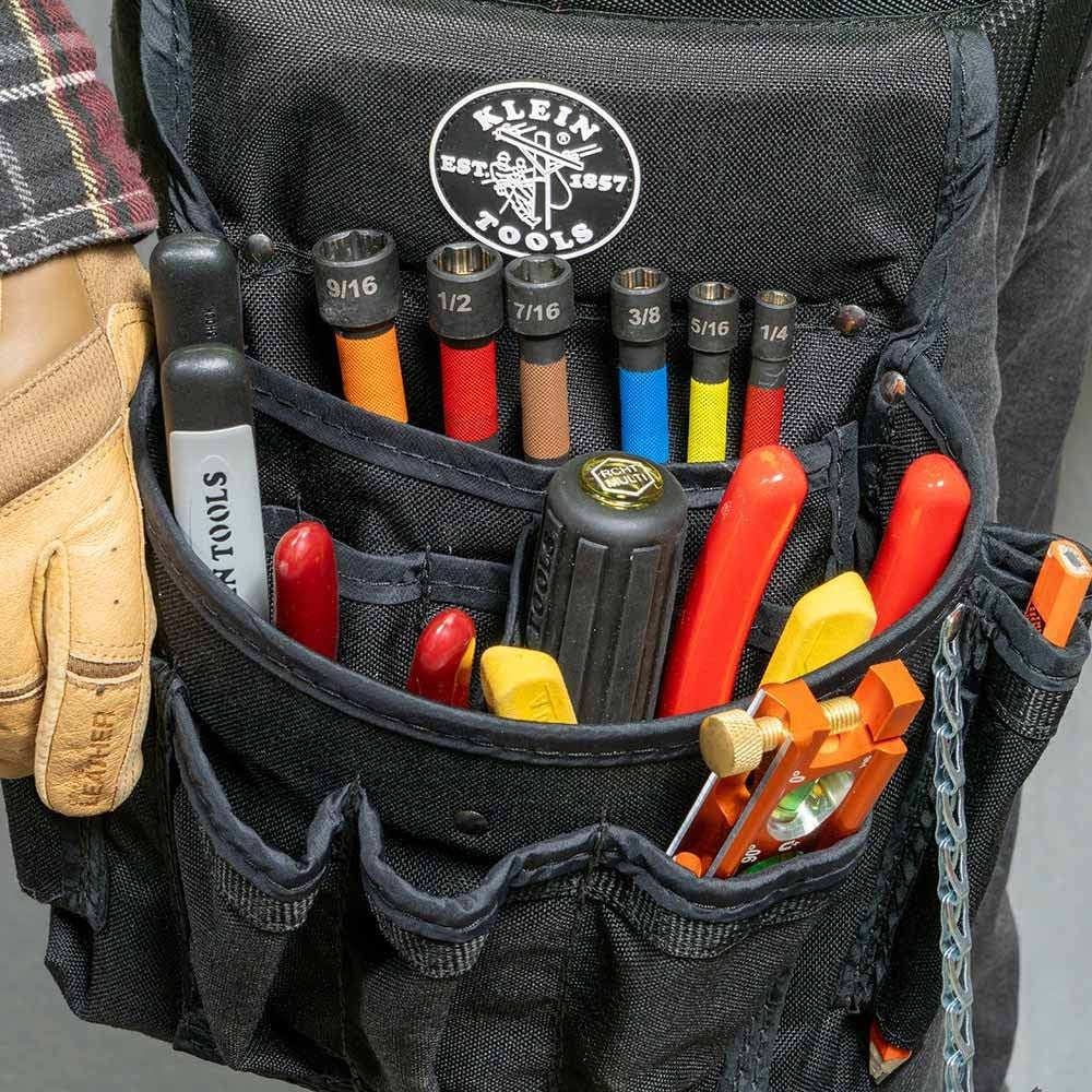 Klein 32930 Magnetic Color-Coded Power Nut Setters, 6-Piece Set