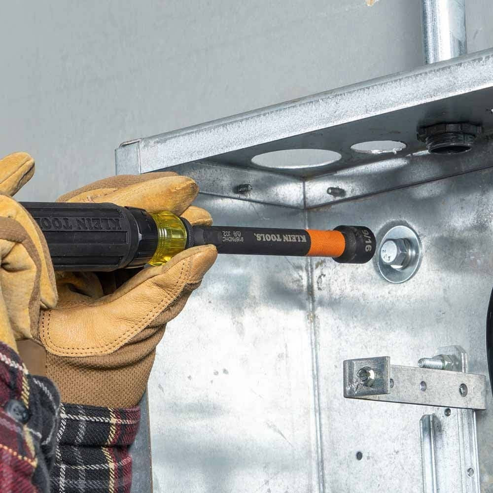 Klein 32930 Magnetic Color-Coded Power Nut Setters, 6-Piece Set