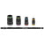 Klein 32934M 8-in-1 Metric Impact-Rated Flip Socket Set
