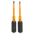 Klein 33532-INS Insulated Screwdriver Set, Slotted and Phillips, 2-Piece