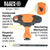 Klein 33804 ProFlex Impact-Rated Interchangeable Ratcheting T-Handle Set, 23-Piece