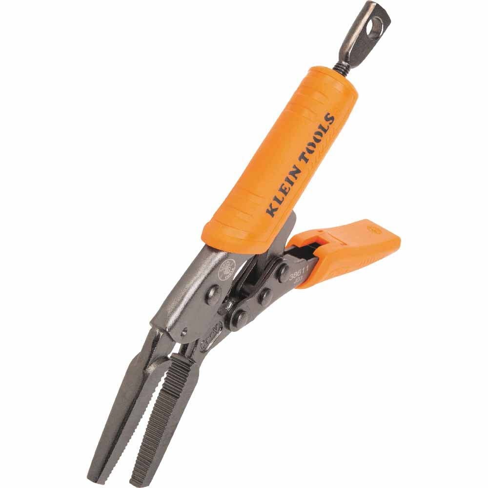 Klein 38611 Long Nose Locking Pliers, 6"