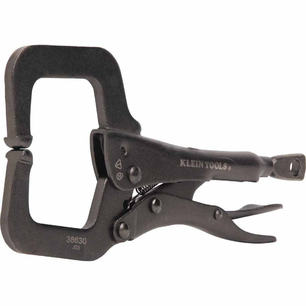 Klein 38630 C-Clamp Locking Pliers With Standard Jaws, 6"