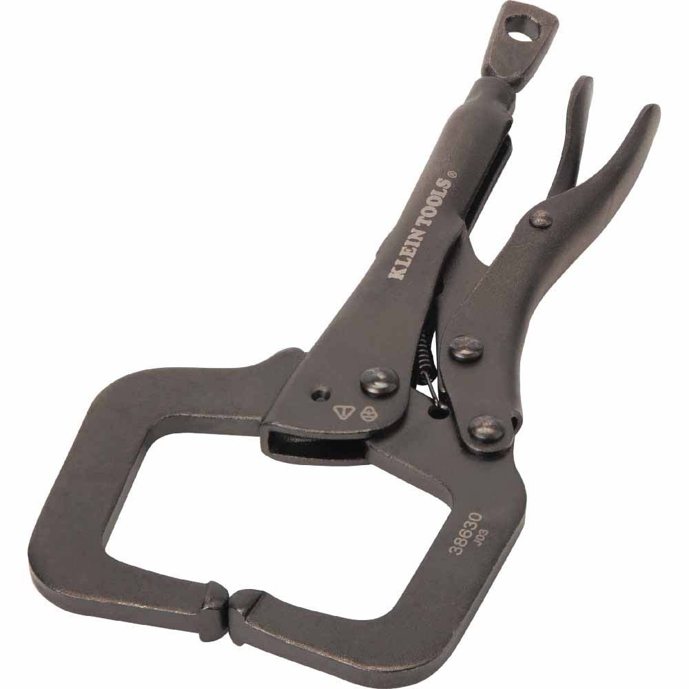 Klein 38630 C-Clamp Locking Pliers With Standard Jaws, 6"
