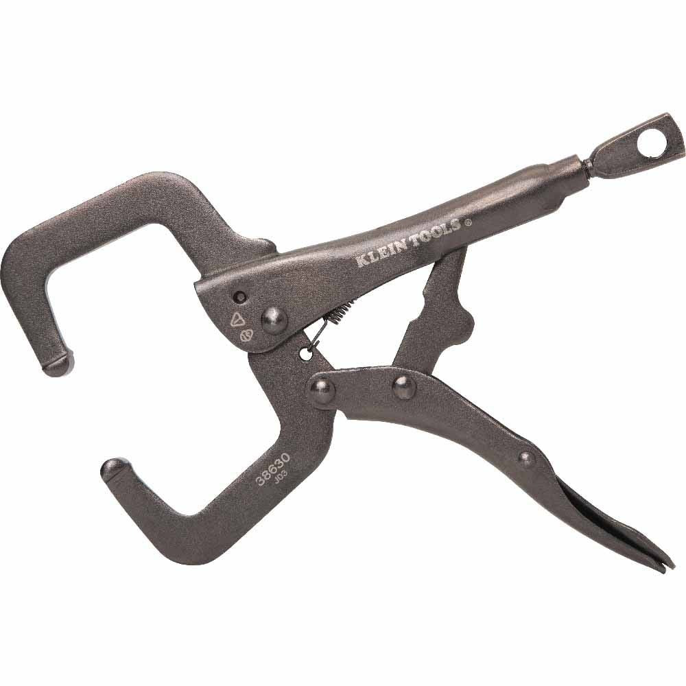 Klein 38630 C-Clamp Locking Pliers With Standard Jaws, 6"