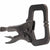 Klein 38630 C-Clamp Locking Pliers With Standard Jaws, 6"