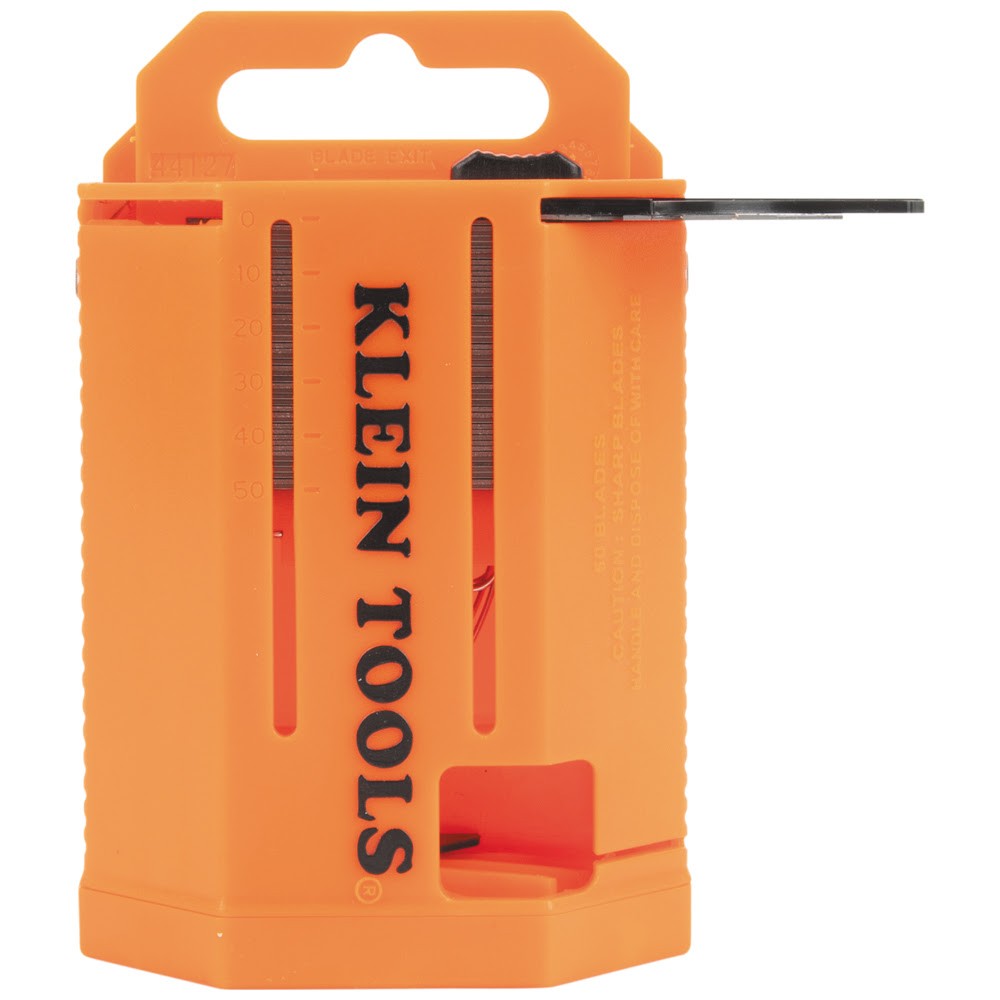 Klein 44127 Utility Hook Blade Dispenser with 50-Pack of Blades