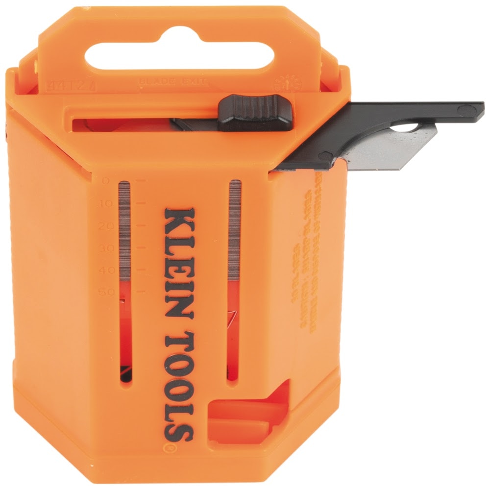 Klein 44127 Utility Hook Blade Dispenser with 50-Pack of Blades