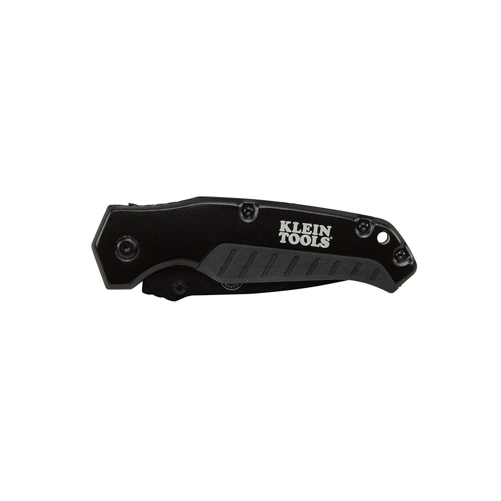 Klein 44220 Pocket Knife, Black, Drop-Point Blade